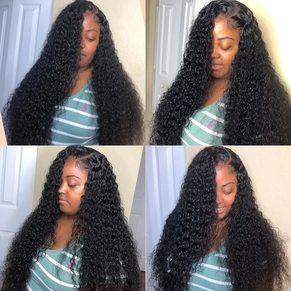 Peruvian Hair Kinky Curly Bundle 100% Remy Hair Bundles Natural Color 10-30 Inch Virgin Human Hair Extensions For Black Women