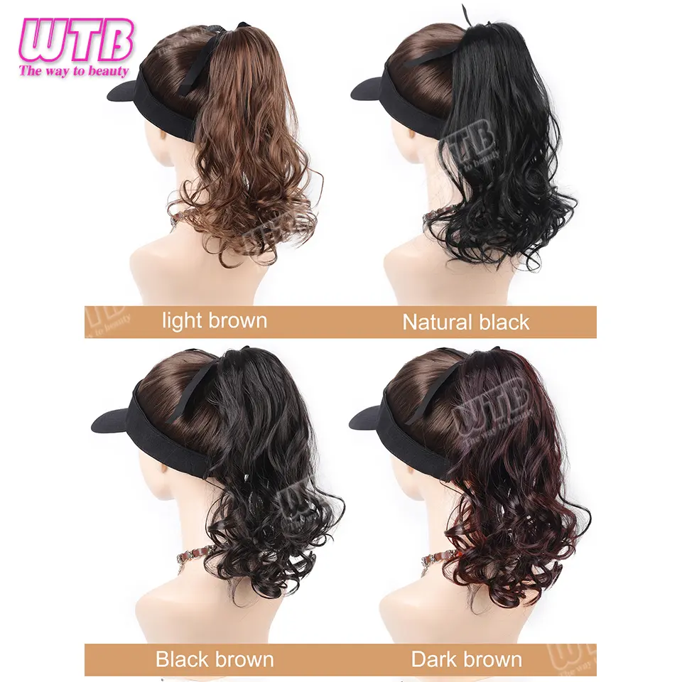 Synthetic Curly Ponytail Extensions With Ties Natural Looking Synthetic Hair Extensions For Women Girls