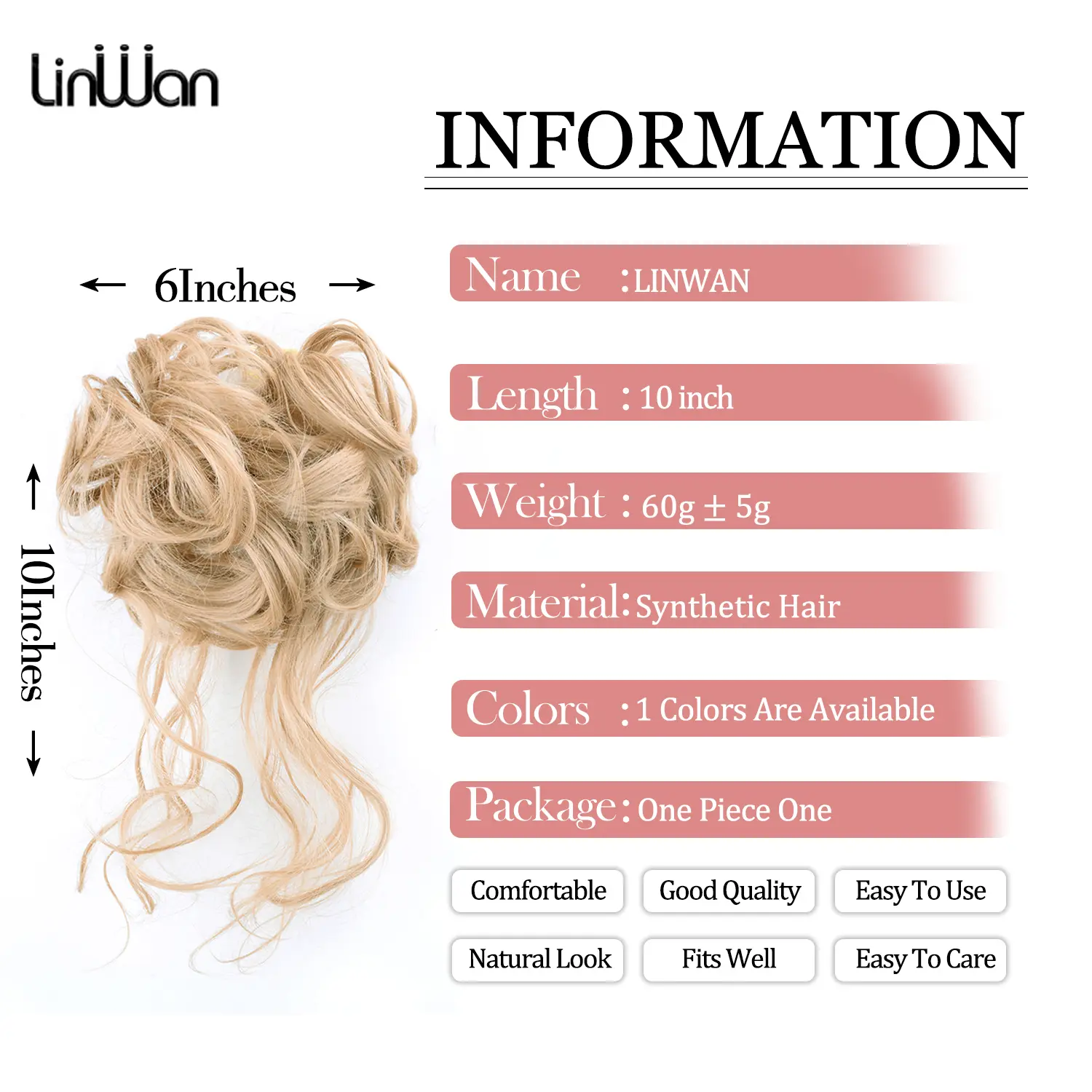 Synthetic Claw Chignon Women Messy Curly Fluffy Hair Bun Clip In Ponytail Hair Extensions Natural False Hairpieces For Women