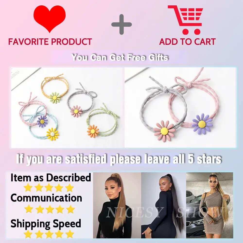 Long Ponytail Hair Extensions Braided Ponytail Synthetic 85cm With Rubber Band Natural Blonde Black For Women Hairpiece Braids