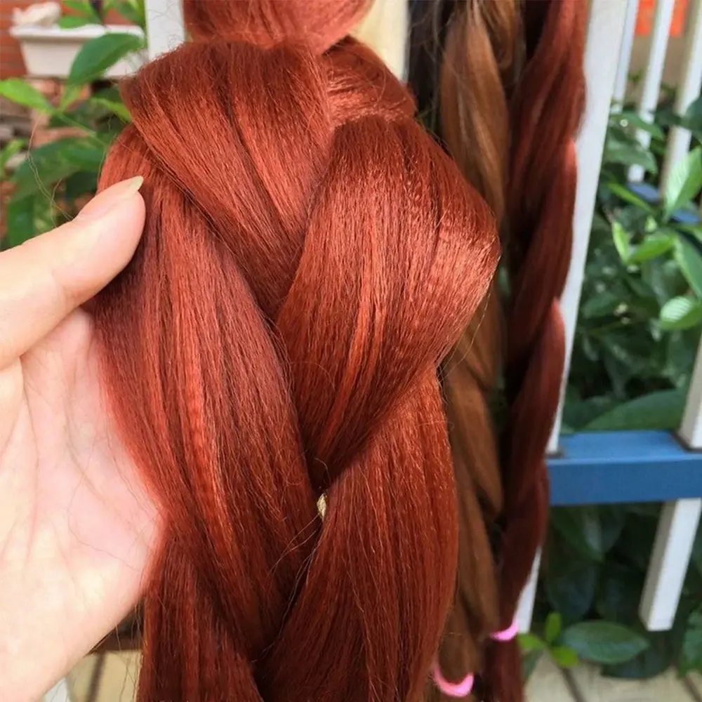 82 Inch Jumbo Braiding Hair Synthetic Xpression Braids Crochet Hair Extensions 165g  Pre Stretched Braid Wholesale For Women