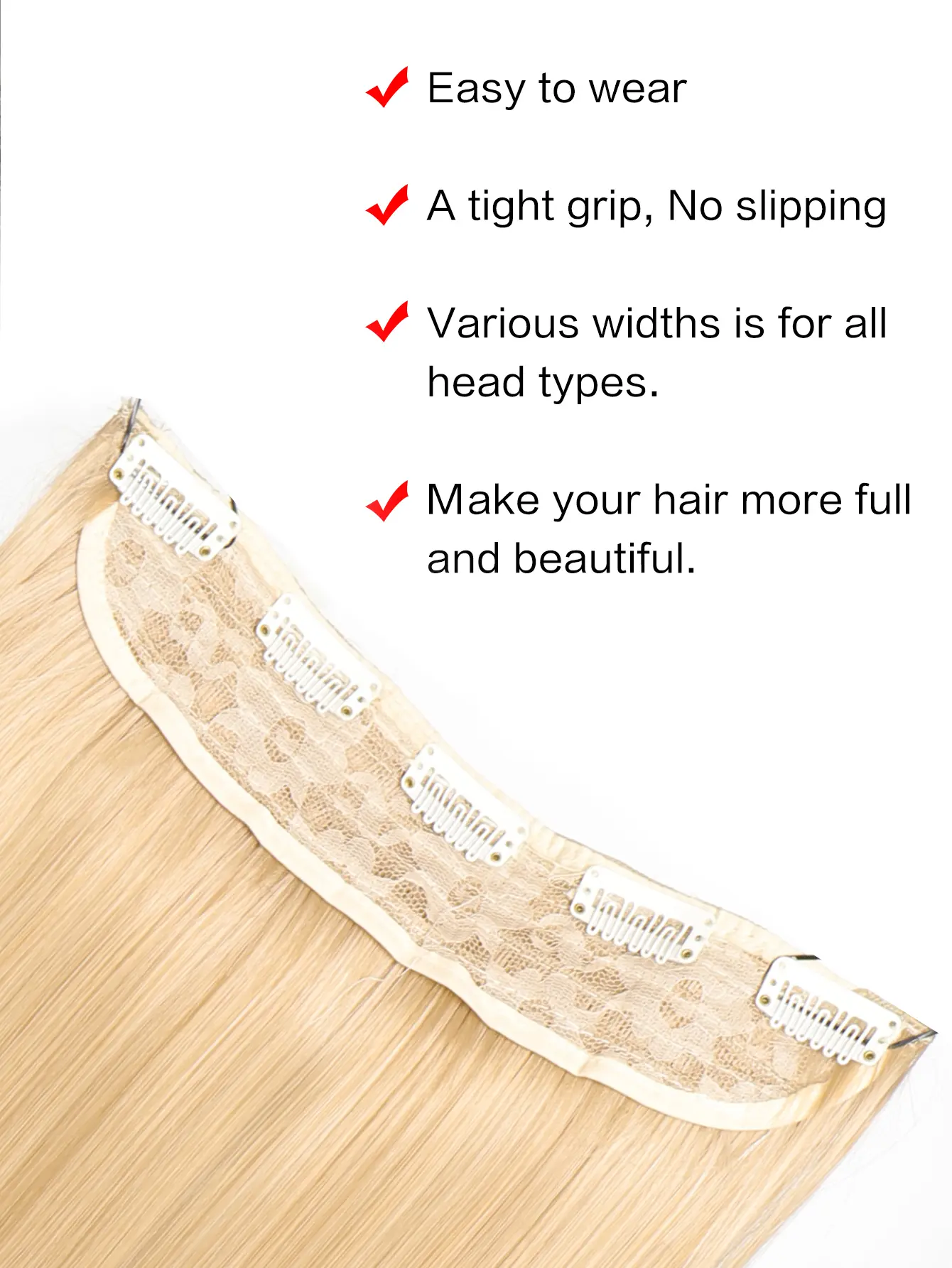 Synthetic 5 Clip In Hair Extensions Long Straight Hairstyle Hairpiece Black Brown Blonde 80CM Natural Fake Hair For Women