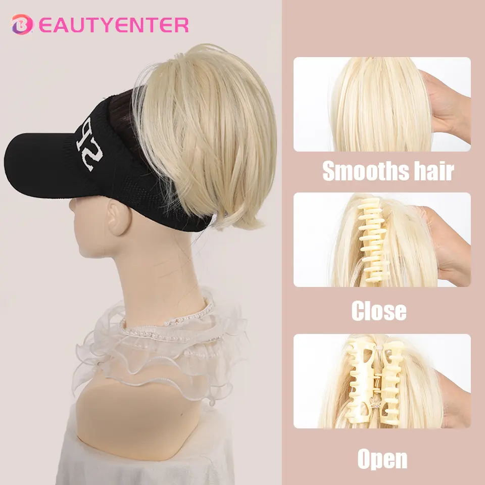 Messy Bun Hair Piece Claw Clip in Hair Buns Hair Piece for Women Straight Short High Ponytail Extension Tousled Updo For Girls