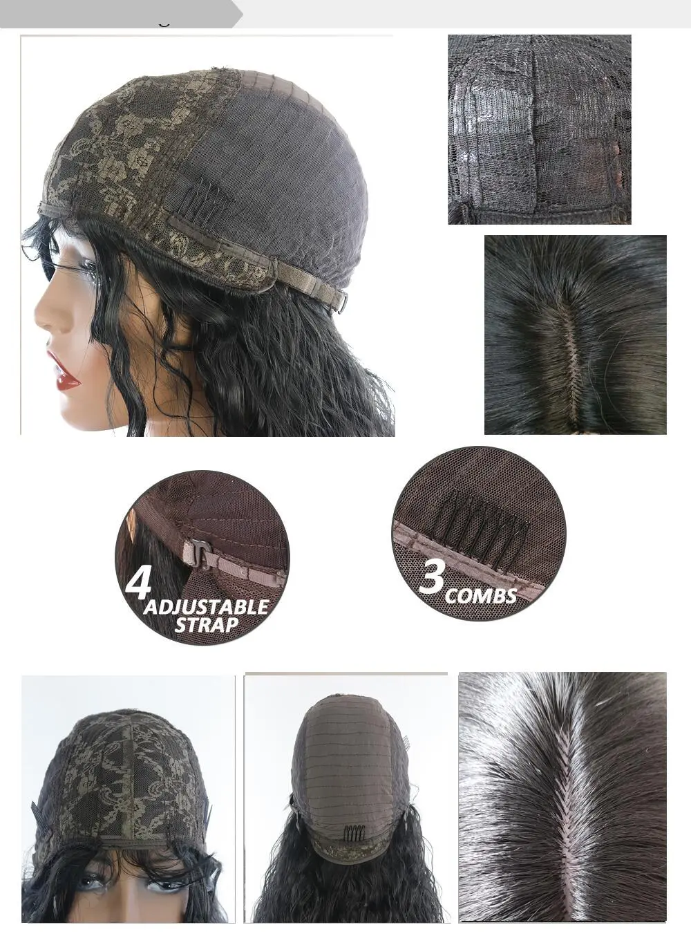 26 Inch 180Density Black Soft Long Kinky Curly Machine Wig For African Women High Temperature Cosplay Glueless Daily