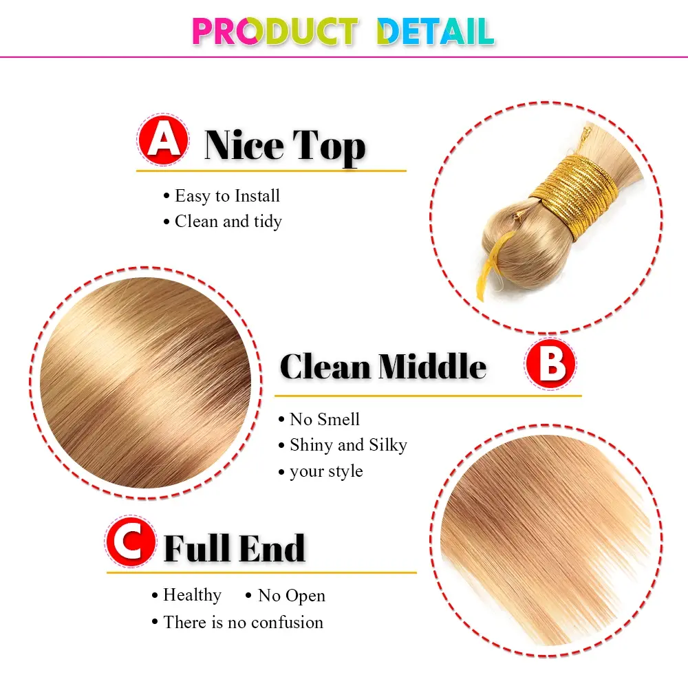 Bone Straight Silky Crochet Braiding Hair Synthetic Bulk High Temperature Hair Bundles Extension 28 Inch 150g Per Pack for Women