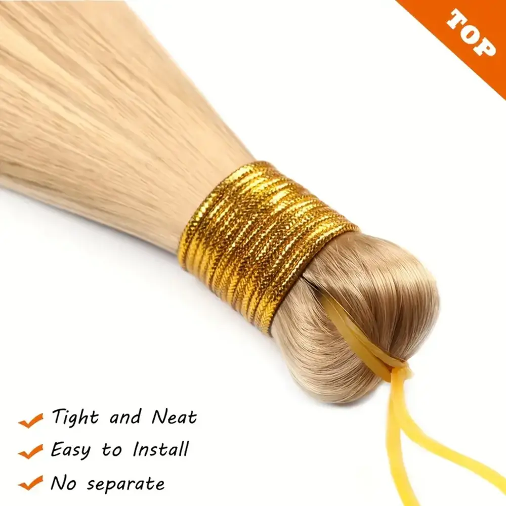 Bone Straight Silky Crochet Braiding Hair Synthetic Bulk High Temperature Hair Bundles Extension 28 Inch 150g Per Pack for Women