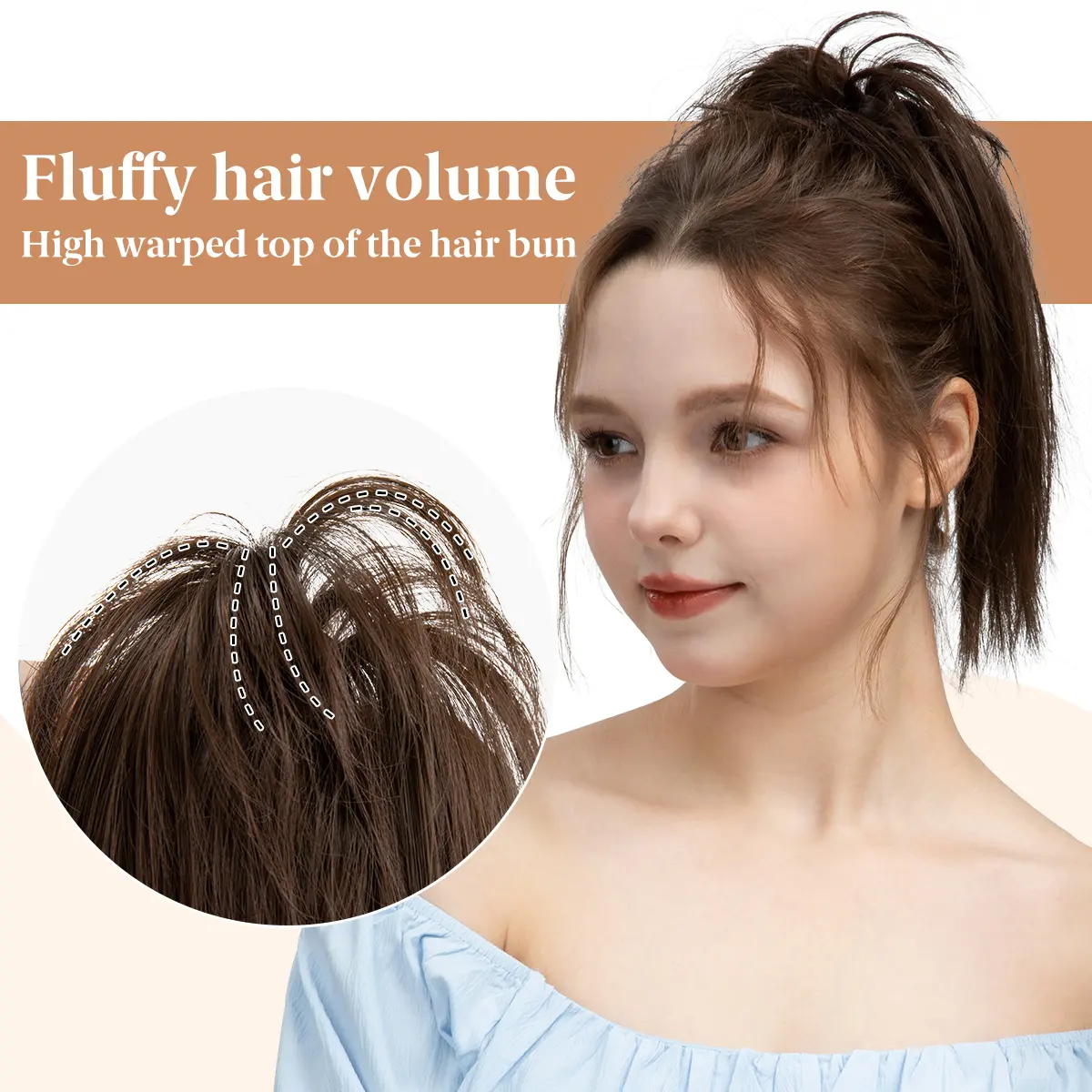 Elegant Premium Synthetic Short Straight Ponytail Extensions Claw Clip In Hair Piece For Women Add Volume And Style To Your Hair