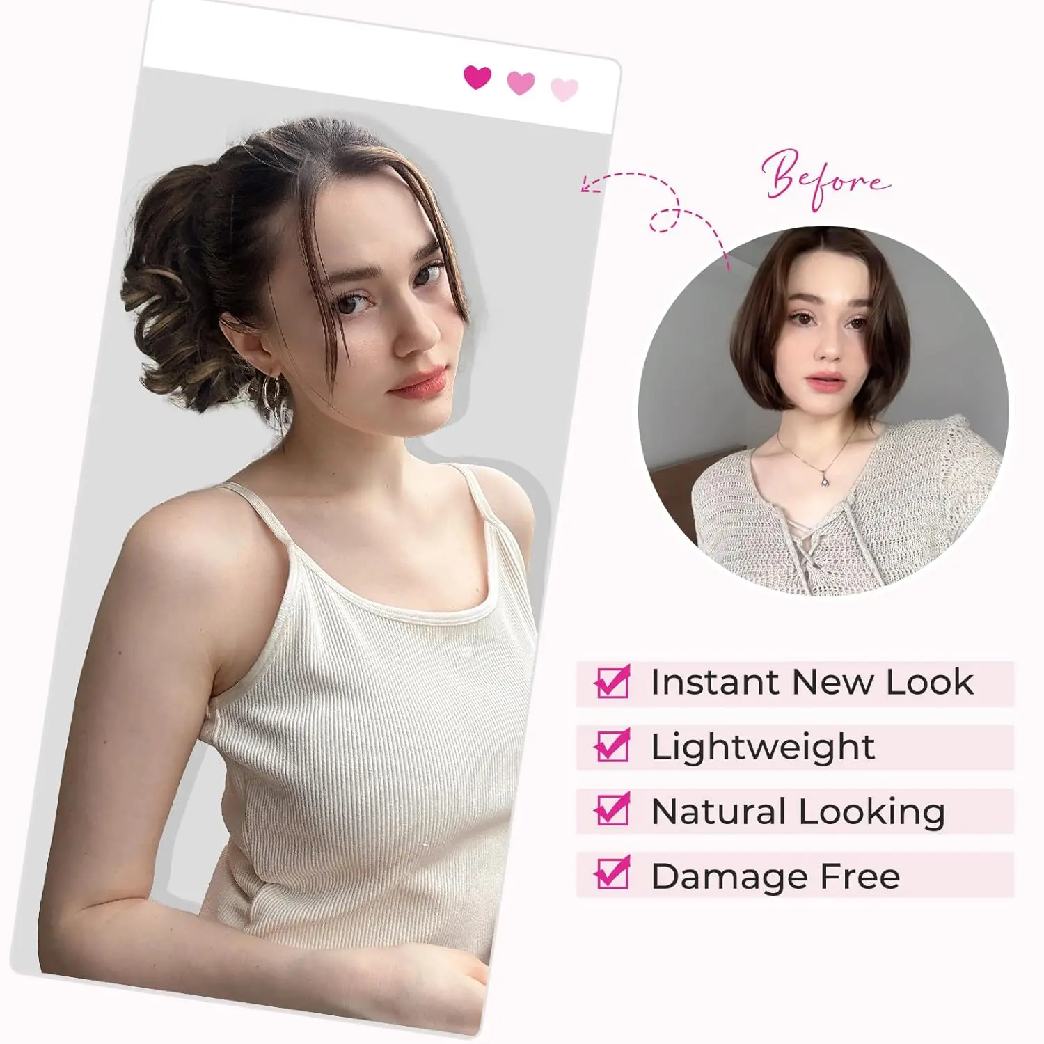Synthetic Short Curly Ponytail Extension Short Claw Clip Curly Pony Tail Extension Jaw Ponytail Hairpiece for Women Girls