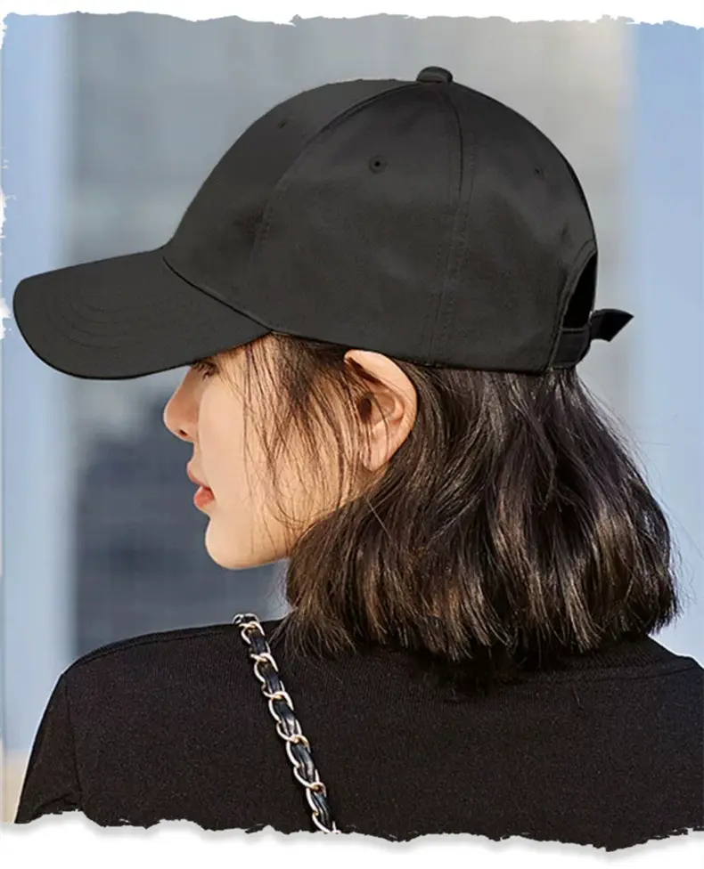 New Fashion Hat Hair Extensions Medium Long Ladies Curly Wigs Hats Connected Head Cover Synthetic Peaked Cap Wig For Women
