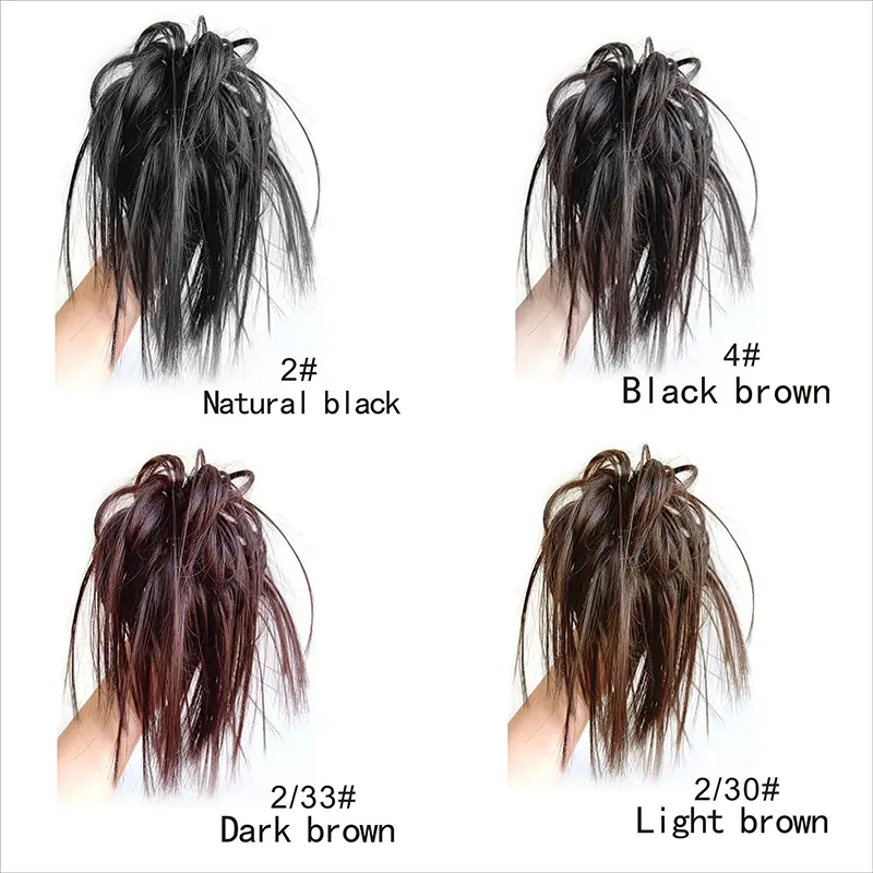 Synthetic Wig Hair Clip Fluffy Natural Increase Hair Volume Wig Hair Rope Personalized Hairpin Hair  Accessory for Women