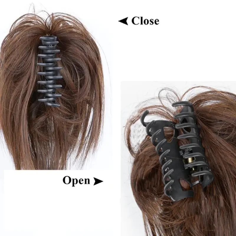 Synthetic Wig Hair Clip Fluffy Natural Increase Hair Volume Wig Hair Rope Personalized Hairpin Hair  Accessory for Women