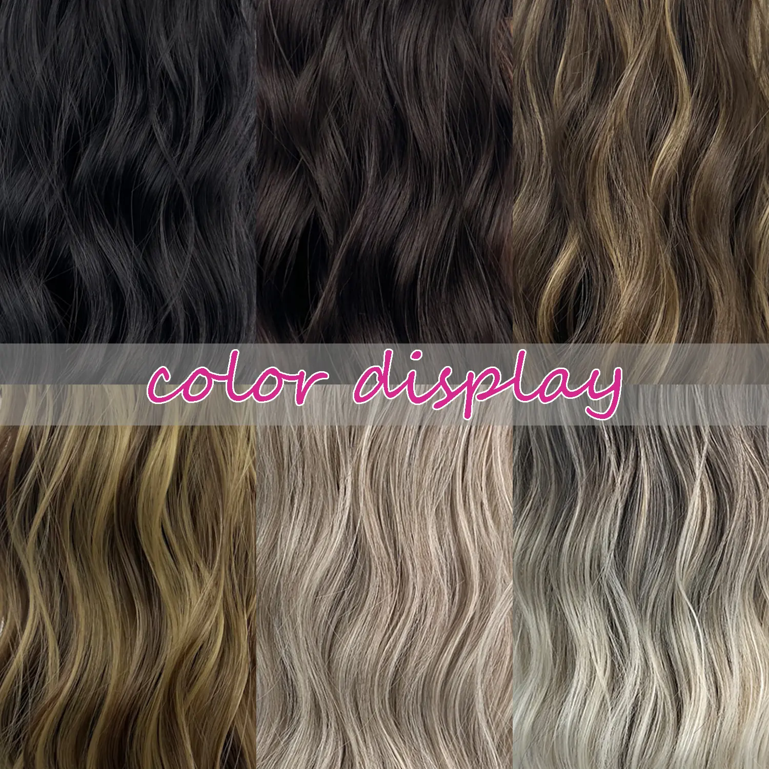 Synthetic Ponytail Hair Extension 18 Inch Long Wavy Drawstring Ponytail for Women Daily Use Clip in Pony Tail Hairpiece