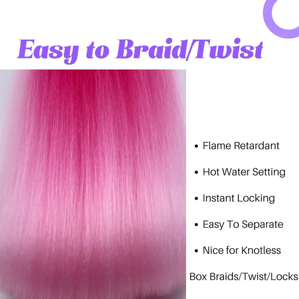 26Inch Synthetic Ponytail Extension  Long Straight DIY Braided Pony Tail Hairpiece with Rubber Band Women Hair Accessories