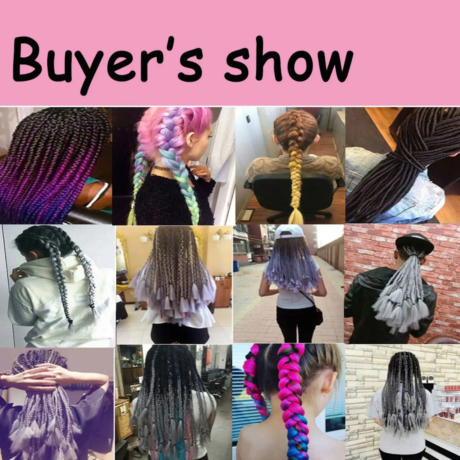 Xpression Kanekalon Crochet Hair Braiding Hair Jumbo Braids Hair Extensions For Women Pre Stretched Synthetic Hair Bundles