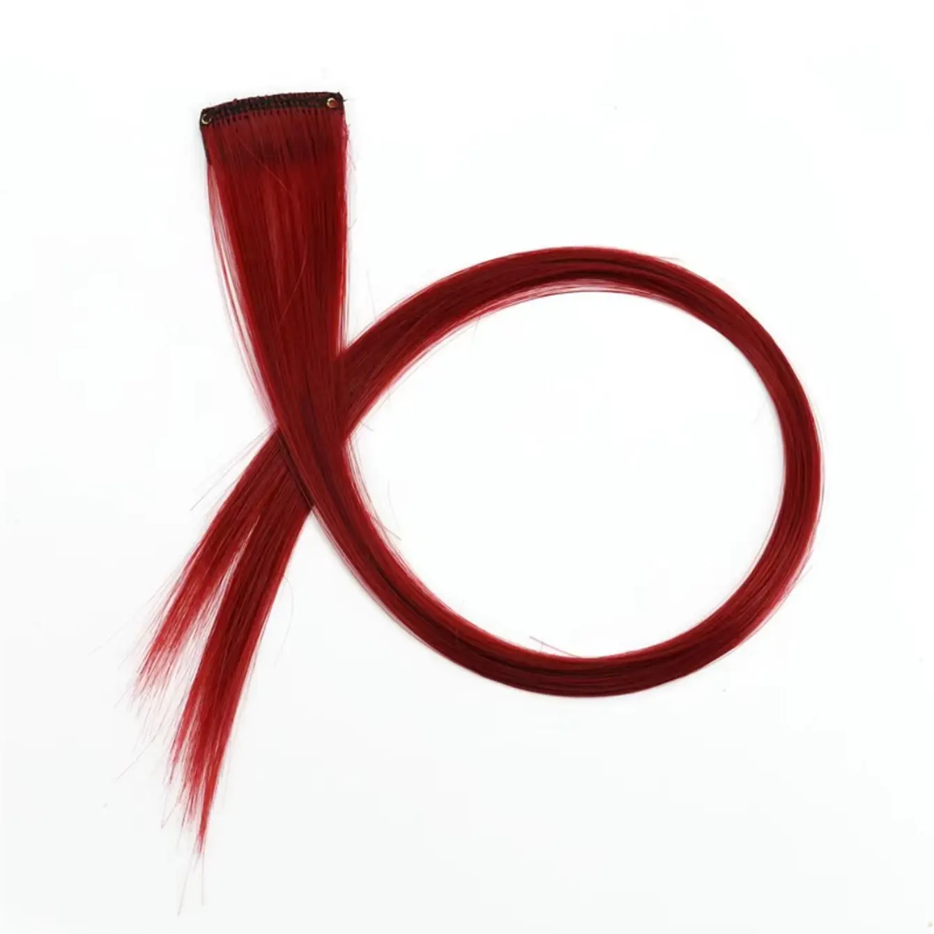 5pcs/Set Long Straight Hair  In Extensions Synthetic Clip In Hair Extensions for Women Halloween Christmas Party Cosplay