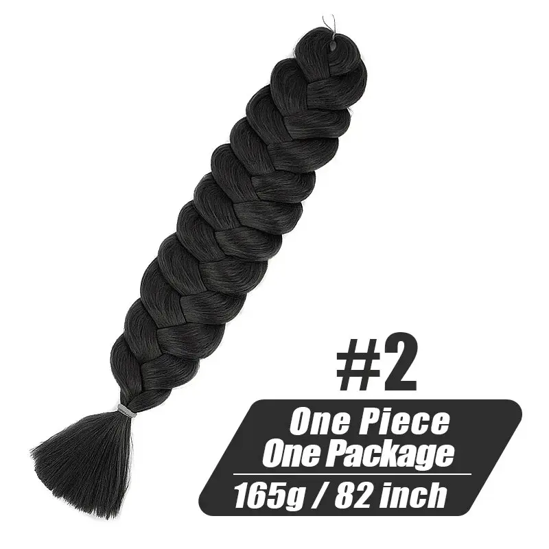 Xpression Crochet Synthetic Hair Jumbo Braids Hair Kanekalon Expression Hair for Braids Braiding Hair Extensions For Women