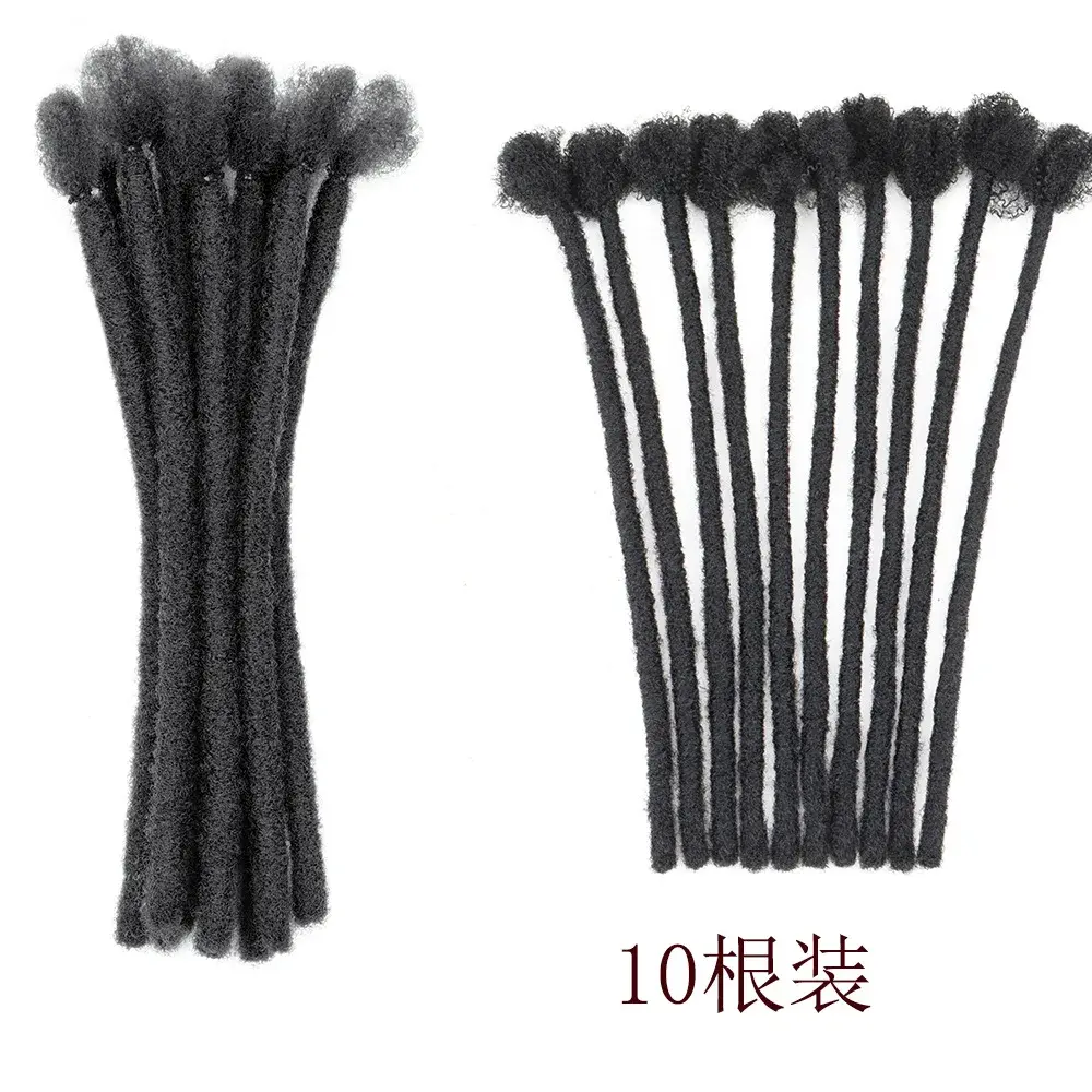 Dreadlocks Synthetic Extensions 8 Inch 10 Strands  Loc Dreads Extensions Crochet  Fashion Hip-hop  Style Natural Braiding Hair