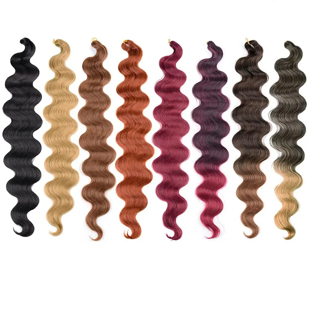 Curly crochet synthetic wigs are easy to wear and can be worn in a variety of styles for daily travel