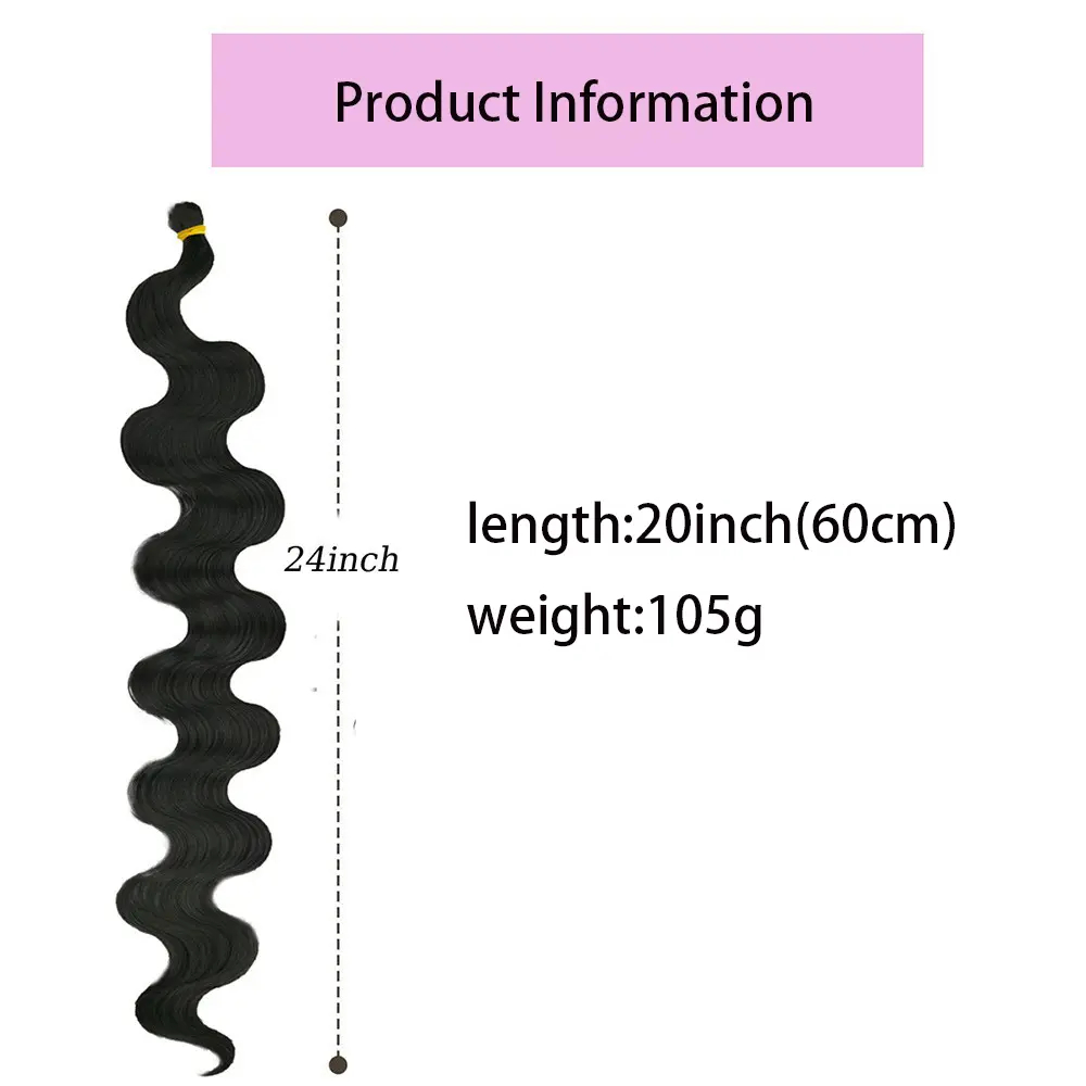 Curly crochet synthetic wigs are easy to wear and can be worn in a variety of styles for daily travel