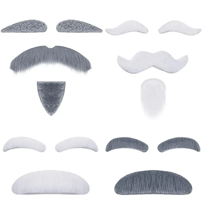 Halloween masquerade fake beard beard party supplies beard mustache Christmas spoof fake beard