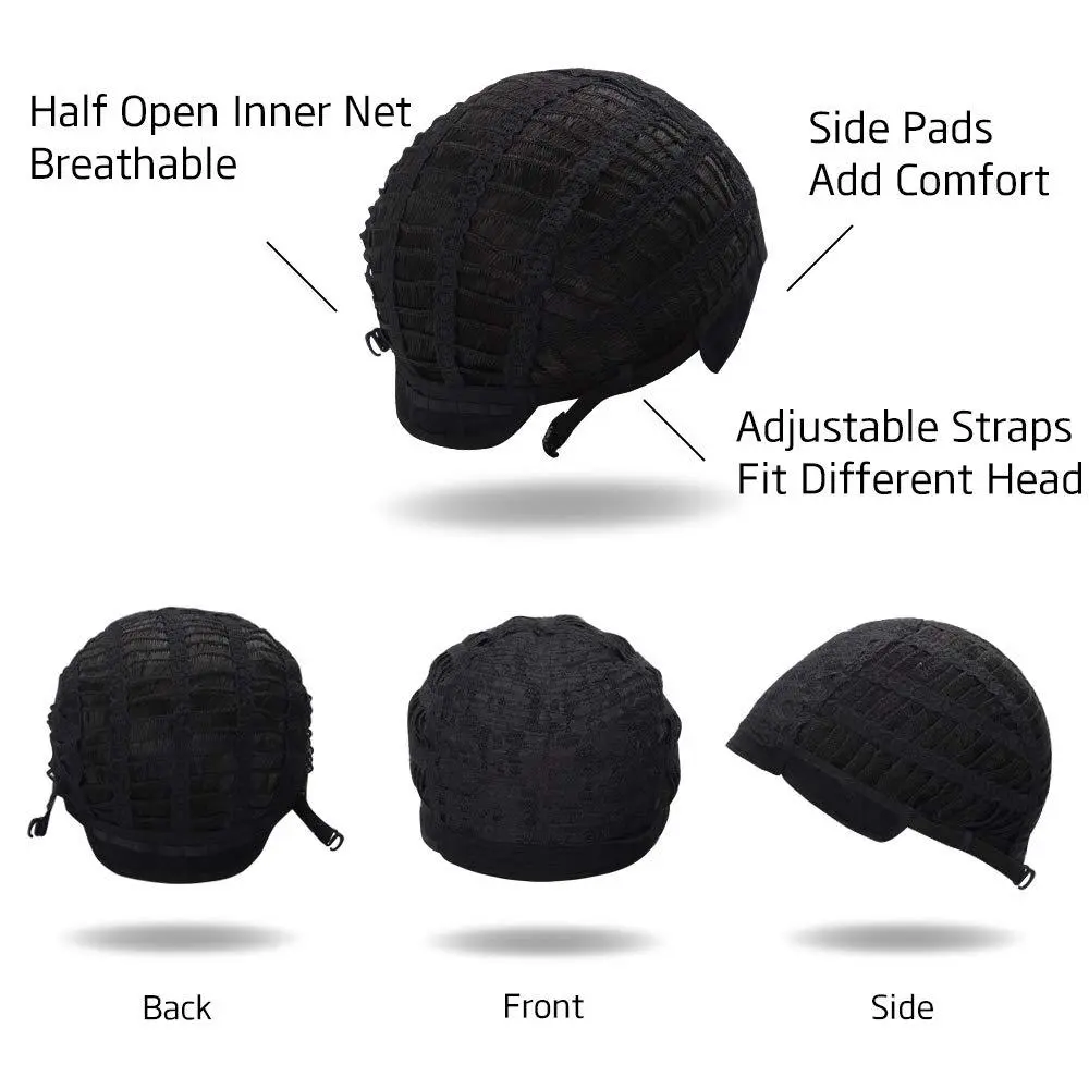 Cropped brown men's octopus wig, rock, punk synthetic, head cover, cosplay, punk synthetic, synthetic fiber set