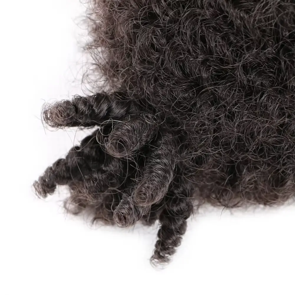 Fluffy hand torn caterpillar crochet hair extensions synthetic wig braids are suitable for braiding dirty braids