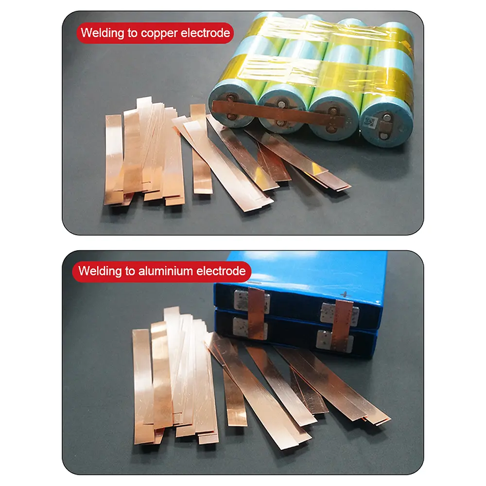 5M/10M T2 Nickel Plated Copper Strip Spot Welder Accessories For 18650 21700 Battery 0.15mm/0.2mm Welding Machine Nickel Sheet