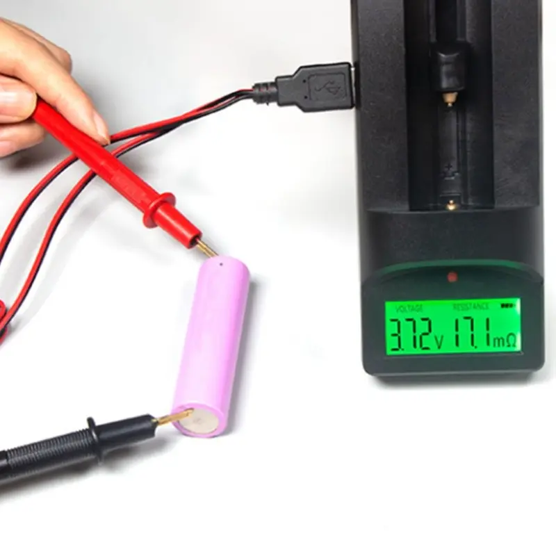 Advanced Lithium Battery Voltages & Internal Resistance Tester Precisions Measurement Tool ABS Testing for Professional