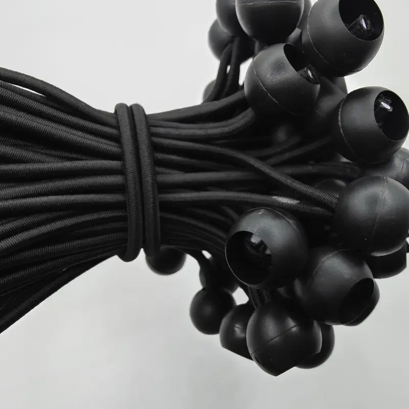 Outdoor Elastic Ball Rope Bungee Cords  Portable  Tarpaulin Awning Canopy  Heavy Duty Tarp Tie Down for Shelter  Tent Fixing