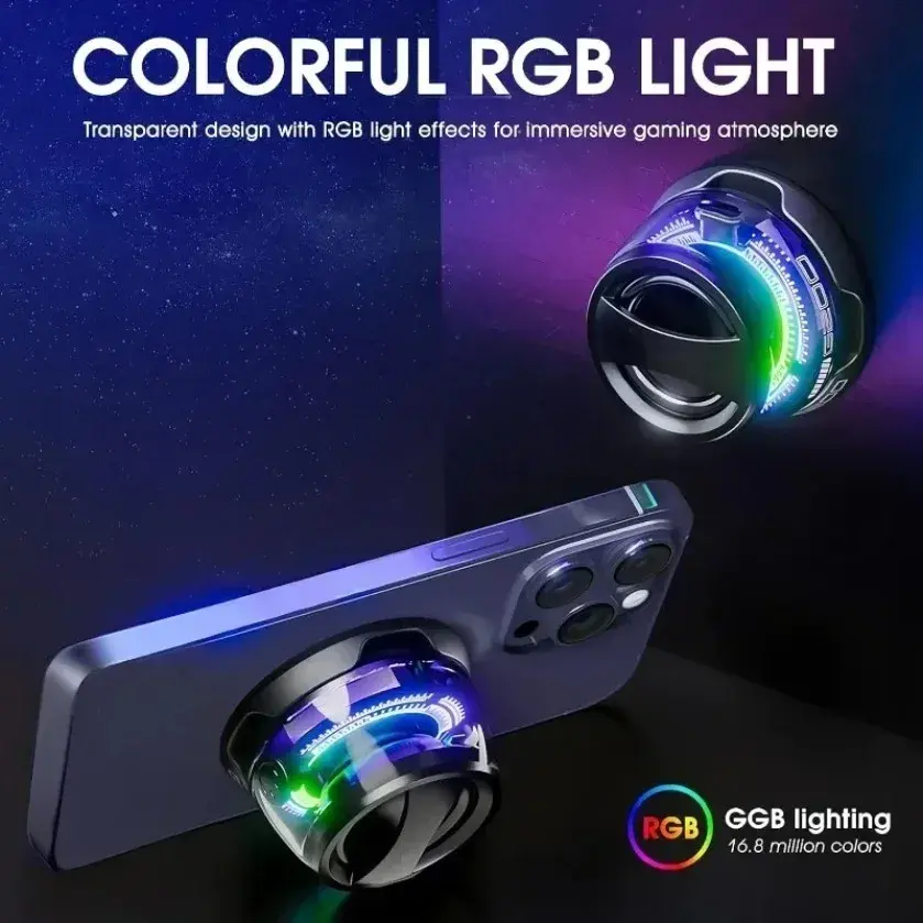 XIKCU Portable Bluetooth Speaker G200 RGB Lighting Magnetic Speaker BT5.3 Mini Sound Box 7 Hours Playback Phone Holder