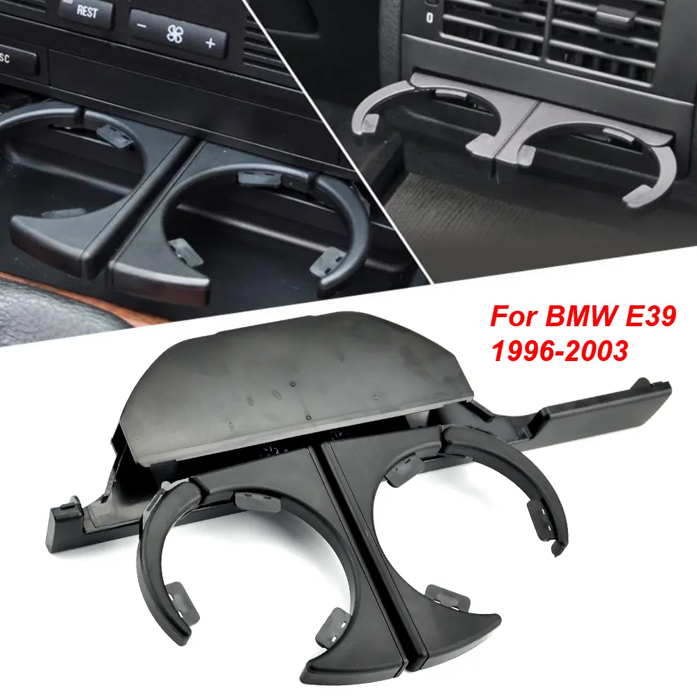 Front Rear Dual Car Drink Cup Holder For BMW E39 520i 525i 528i 520d 1997-2003 51168184520 51168190205 51168190206