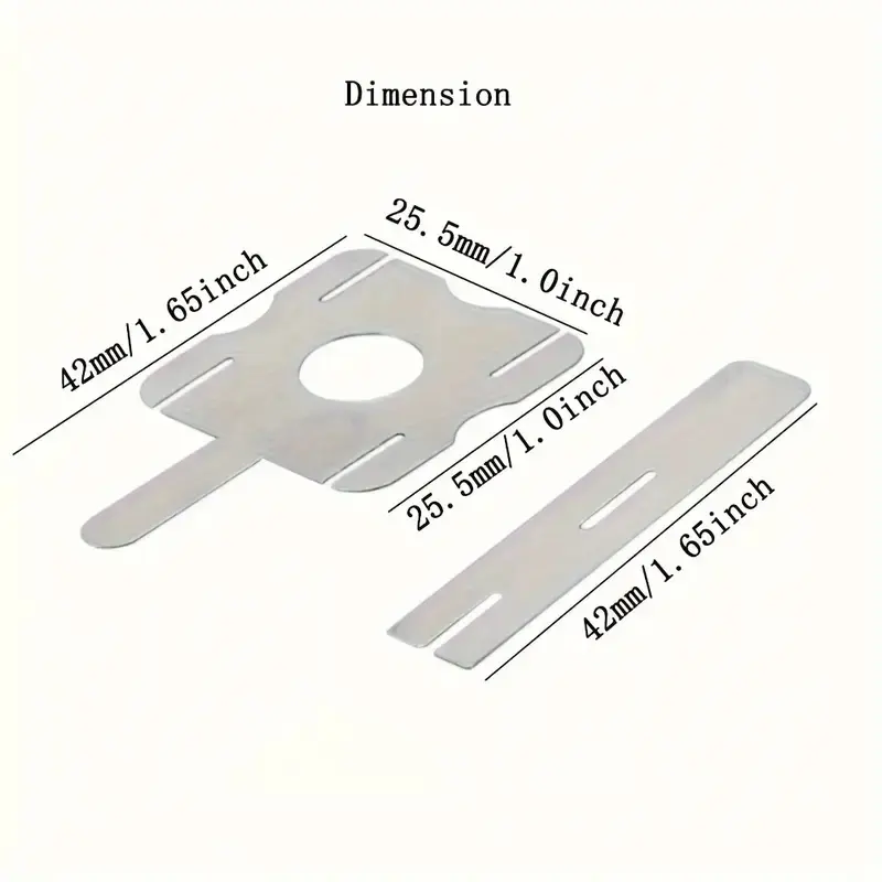 5 Sets (30 Pieces), 18650 Lithium Battery Nickel Sheet Spot Welding Nickel Plate Battery Nickel Plated Sheet U-Shaped Strip Sheet for Battery Pack Spot Welding