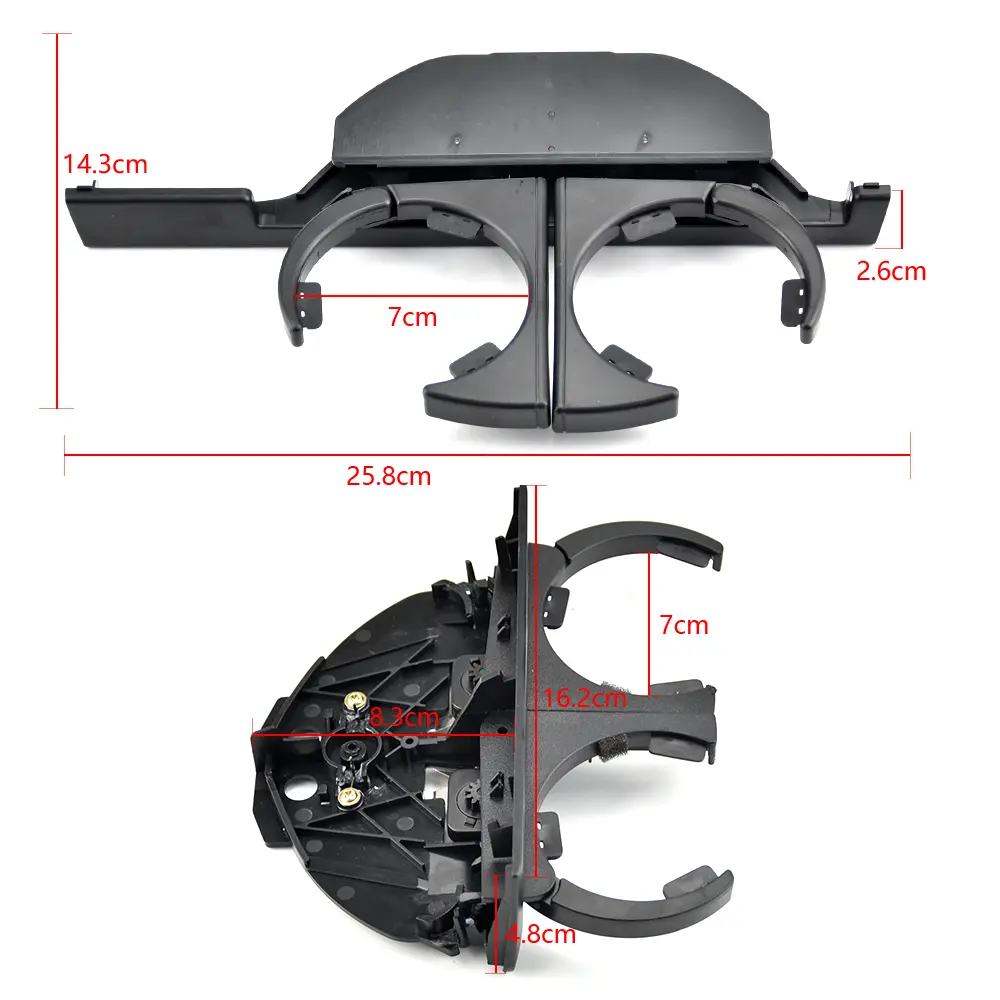 Front Rear Dual Car Drink Cup Holder For BMW E39 520i 525i 528i 520d 1997-2003 51168184520 51168190205 51168190206
