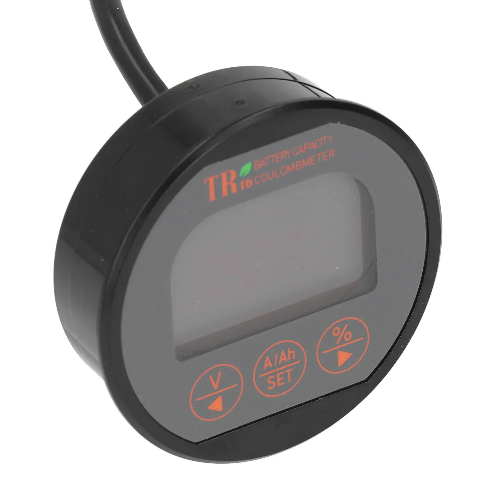 Battery Meter Current Voltage Tester Capacity Monitor Waterproof Battery Voltage Monitor 8‑120V 0‑75A for Safety