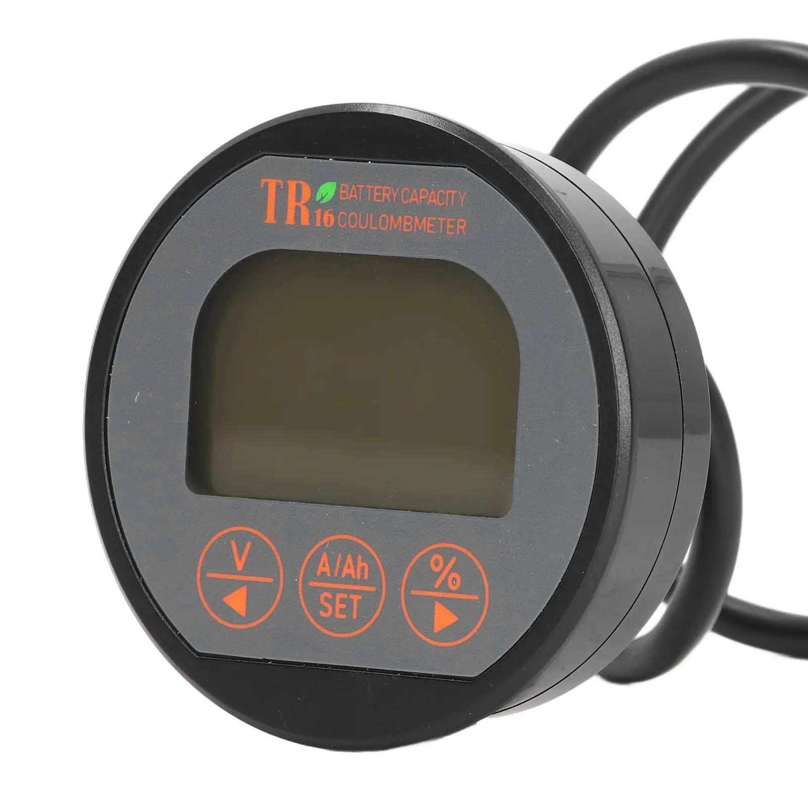 Battery Meter Current Voltage Tester Capacity Monitor Waterproof Battery Voltage Monitor 8‑120V 0‑75A for Safety