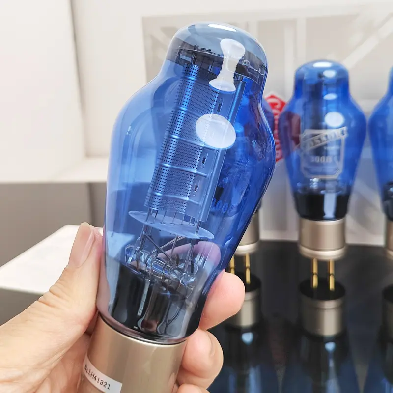 YHANWN 48 AMP PSVANE COSSOR 300B Blue Glass Electronic Tube Replaces 300B300+ 300BN 300B-L 300B-Z E-300B 0B-T WE300B Vacuum Tube
