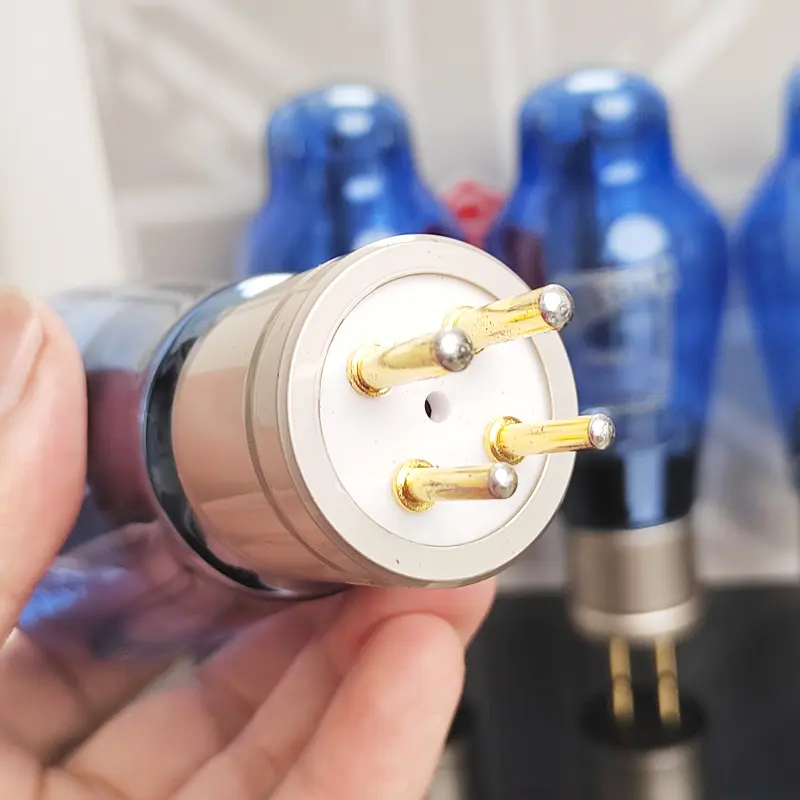 YHANWN 48 AMP PSVANE COSSOR 300B Blue Glass Electronic Tube Replaces 300B300+ 300BN 300B-L 300B-Z E-300B 0B-T WE300B Vacuum Tube
