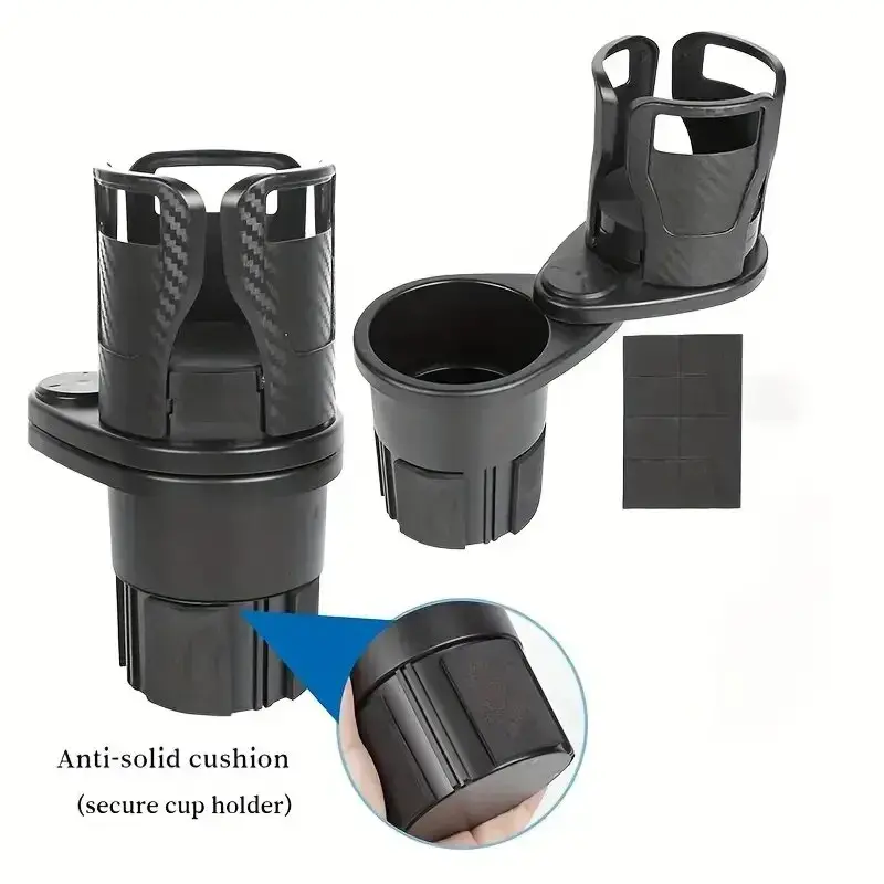 Car Drink Holder Multifunction Adjustable Cup Holder 360° Rotation Stable Anti-Slip Auto Parts Storage Box Car Water Cup Holder
