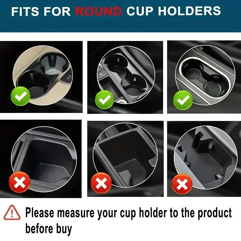 Car Drink Holder Multifunction Adjustable Cup Holder 360° Rotation Stable Anti-Slip Auto Parts Storage Box Car Water Cup Holder