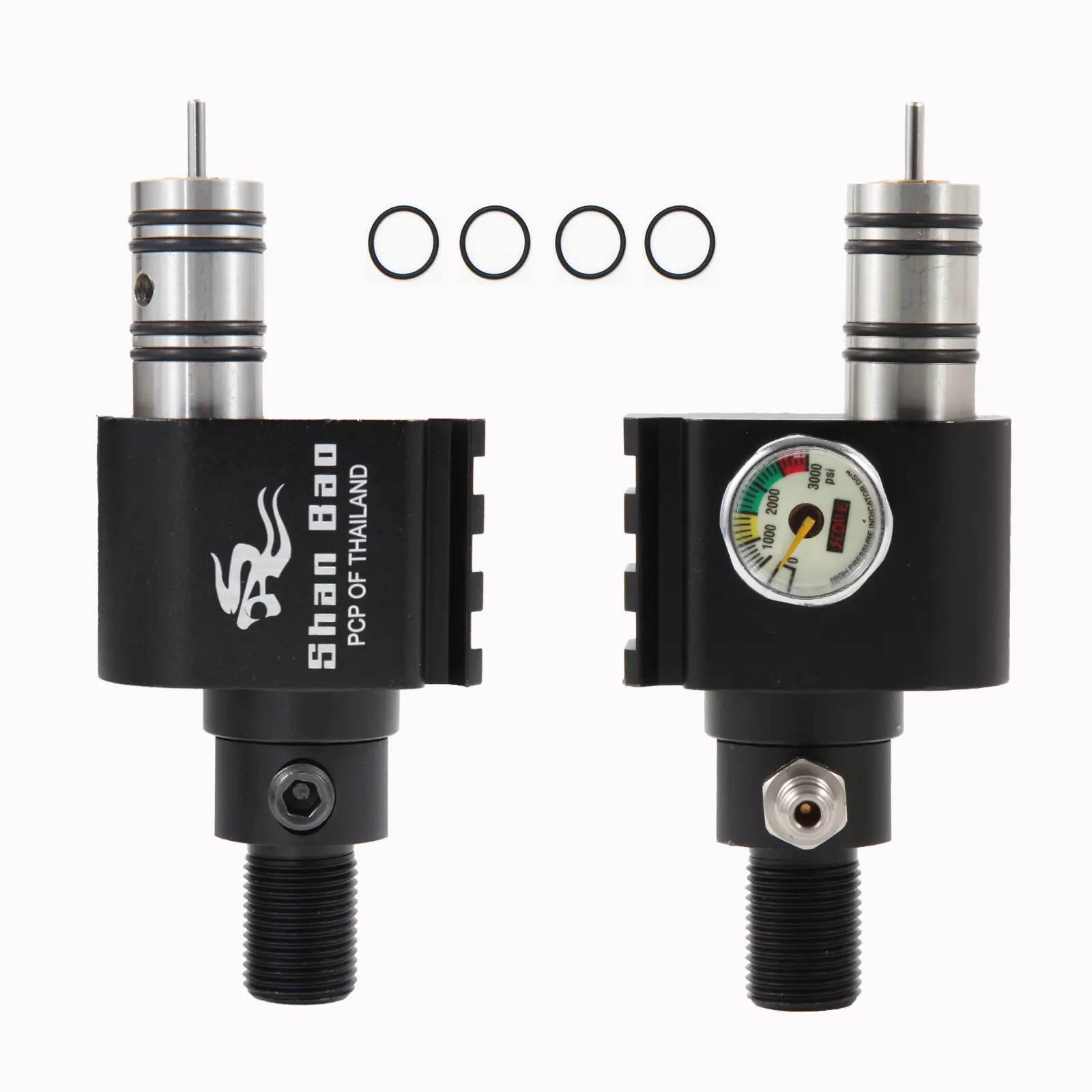Shan bao  submersible valve aluminum alloy   switch regulator with 3000psi display