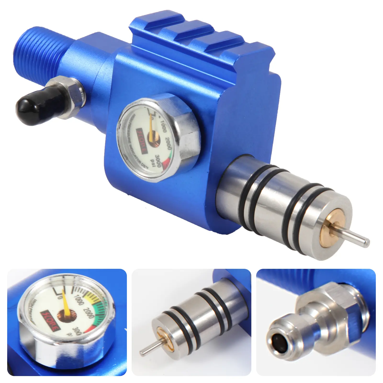 Shan bao  submersible valve aluminum alloy   switch regulator with 3000psi display