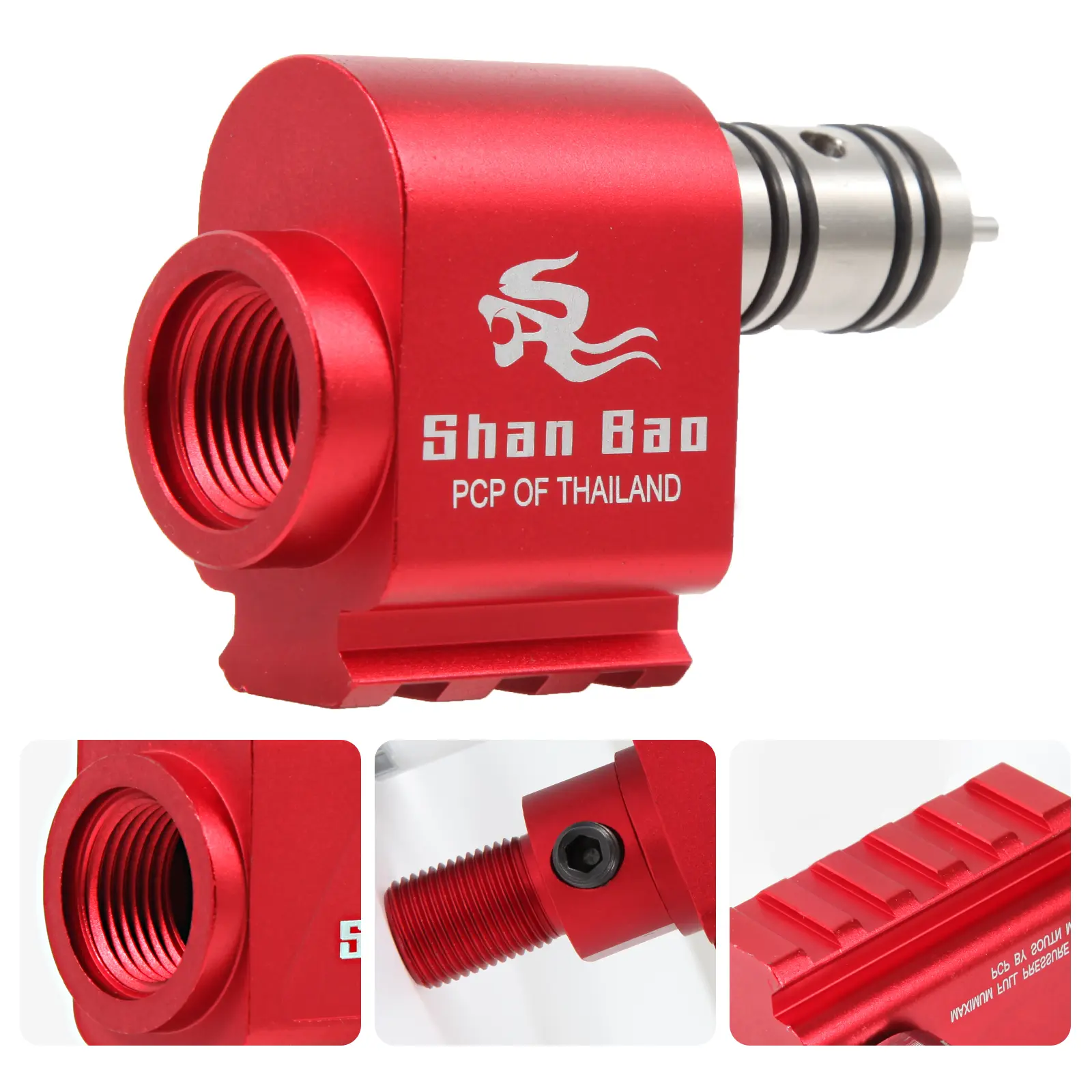 Shan bao  submersible valve aluminum alloy   switch regulator with 3000psi display
