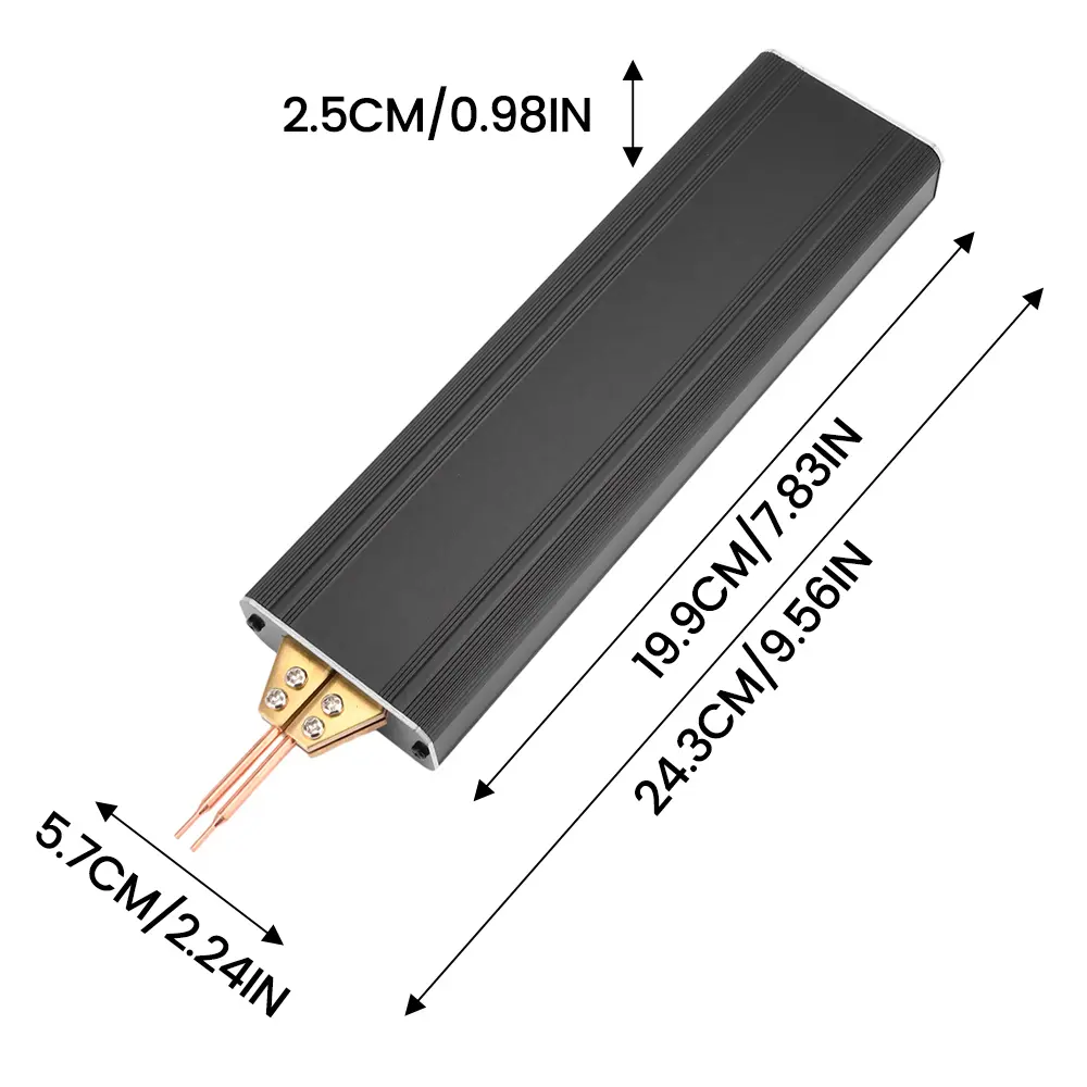 Black Spot Welder Kit 5-speed Adjustable Hands Tools For 18650 32650 Battery USB Charging DiY Welding Machine 0.15mm Weldable