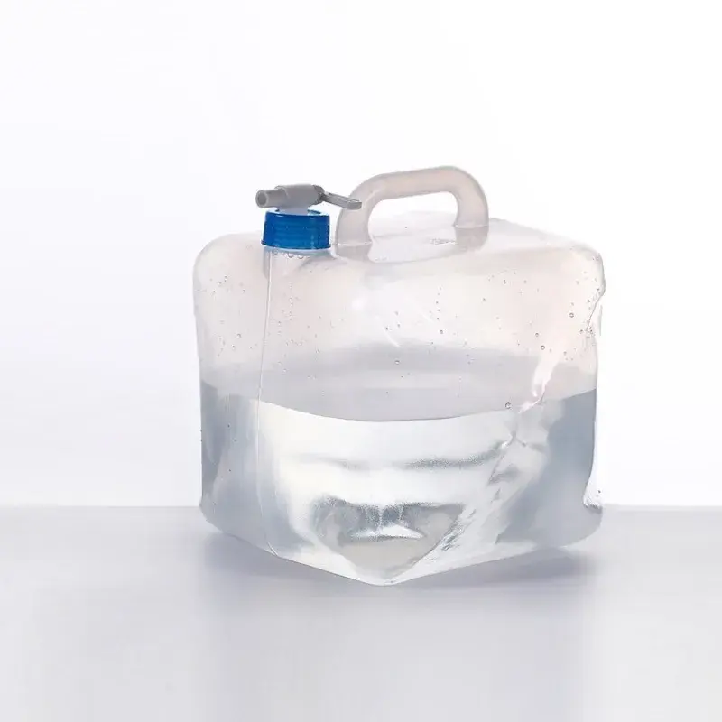10L Foldable Water Bag - Portable Leakproof Collapsible Container for Camping, Hiking, BBQ, Car & Emergency Storage