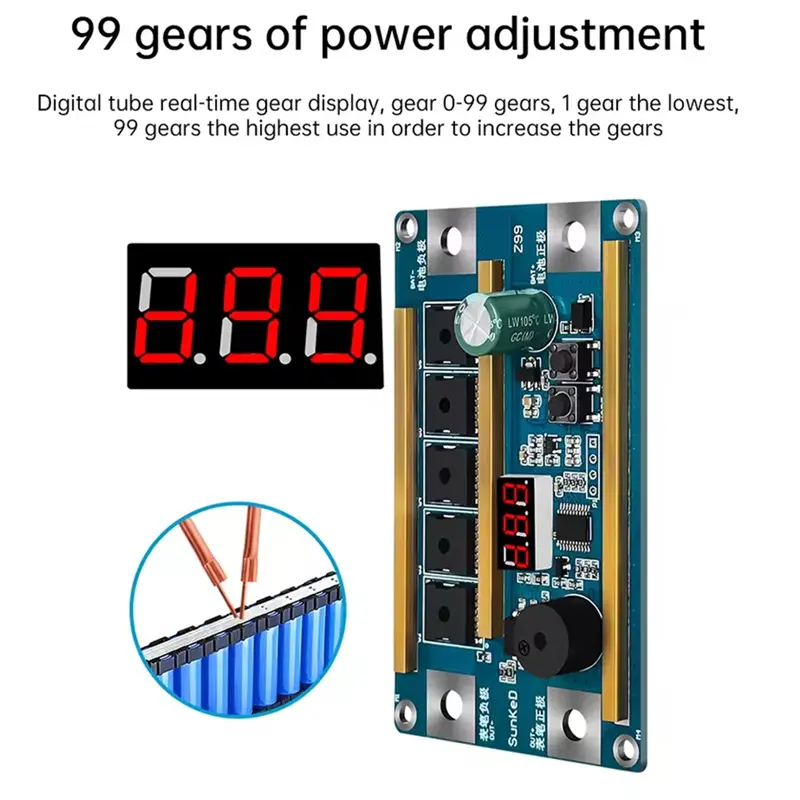 N84R 12V 18650 Lithium Battery Energy Storage Spot Welding Machine Portable Soldering Equipment PCB Circuit Board