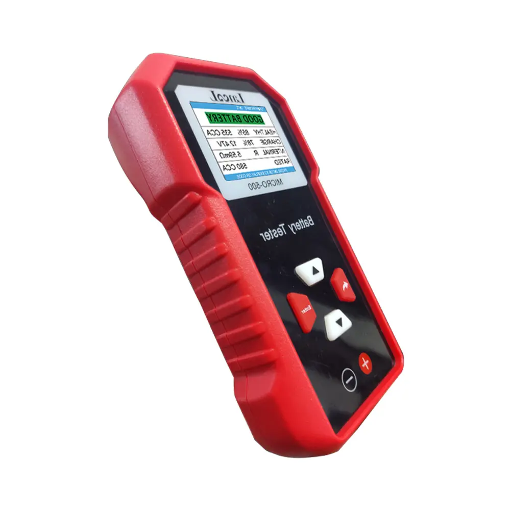 12V 24V Battery Tester LCD Display Battery Capacity Tester Professional Battery Life Tester Stored As QR Code for Car Motorcycle