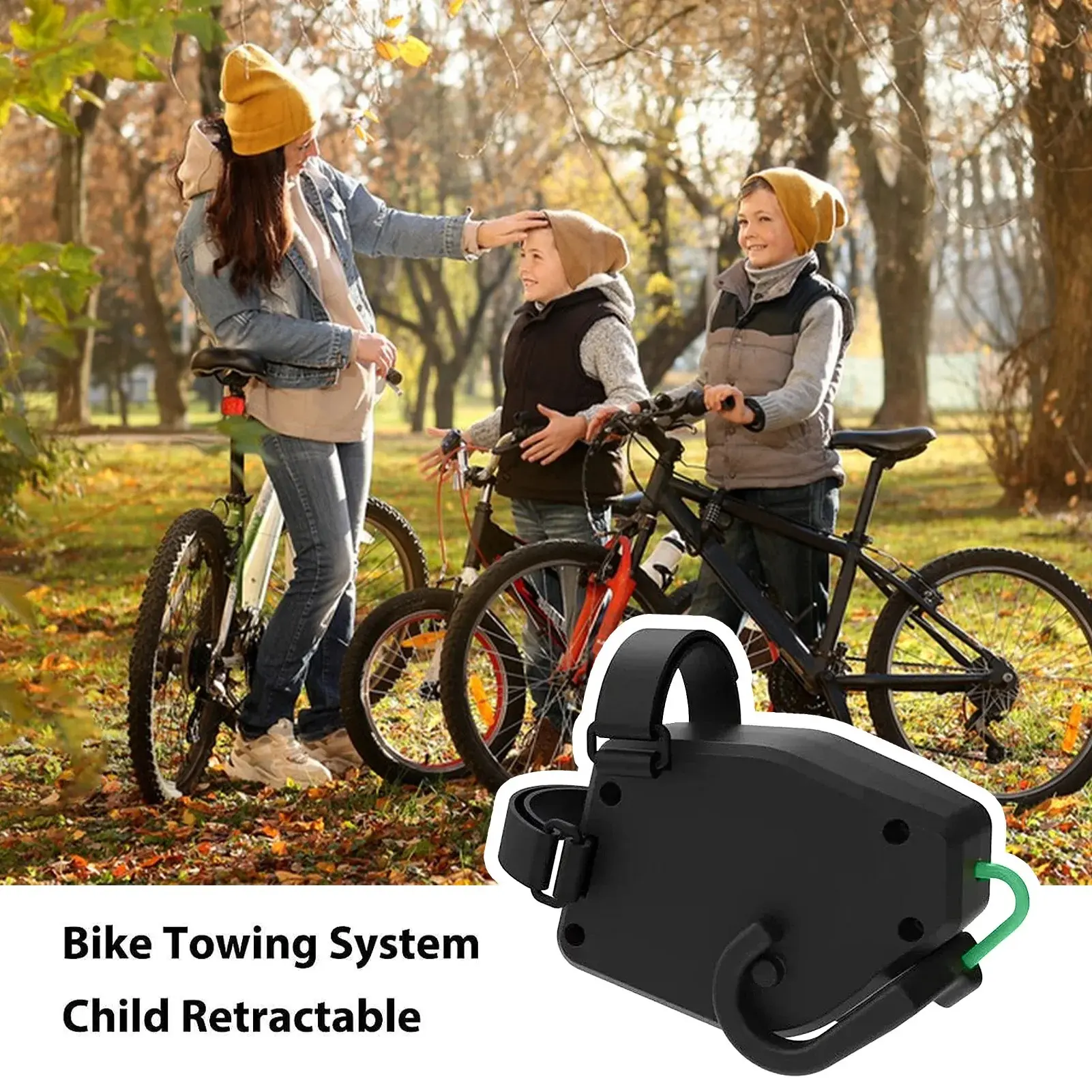 Tow Rope Bicycle - Outdoor Mountain Bike Traction Rope for Parent-Child Cycling, Bike Pulling Device for Family Adventures