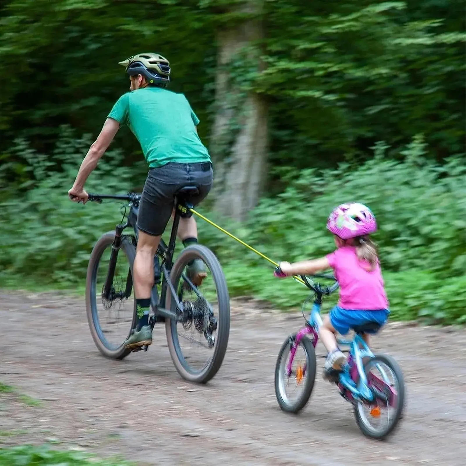 Tow Rope Bicycle - Outdoor Mountain Bike Traction Rope for Parent-Child Cycling, Bike Pulling Device for Family Adventures
