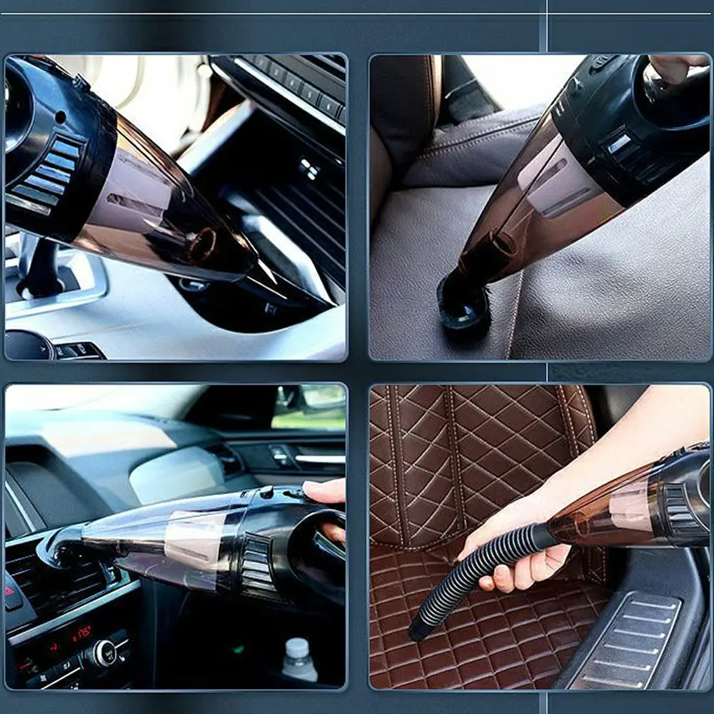 Wireless Car Vacuum Cleaner Portable Handheld for Home and Car Dual Use 3M Power Cord