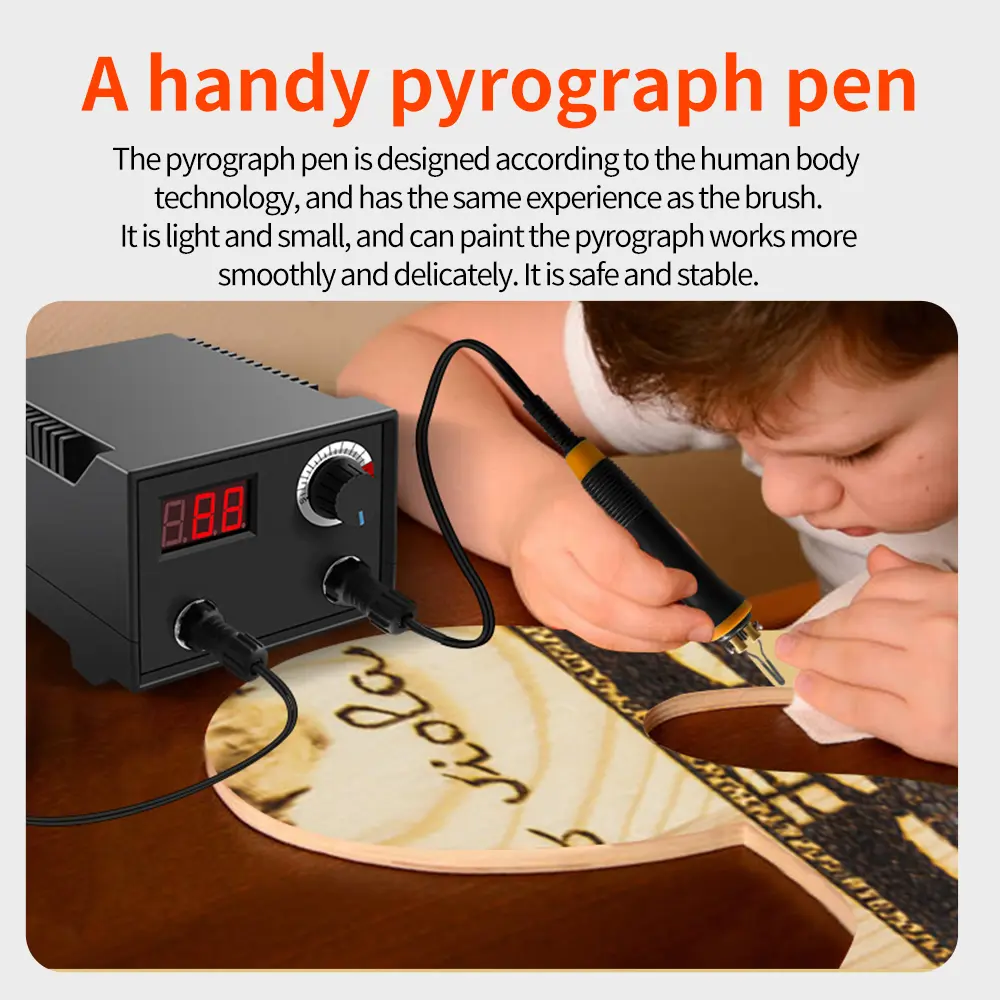 Professional Grade Branding Machine DIY Gourd Wood Panel Stamping Engraving Branding Tool Digital Temperature Display